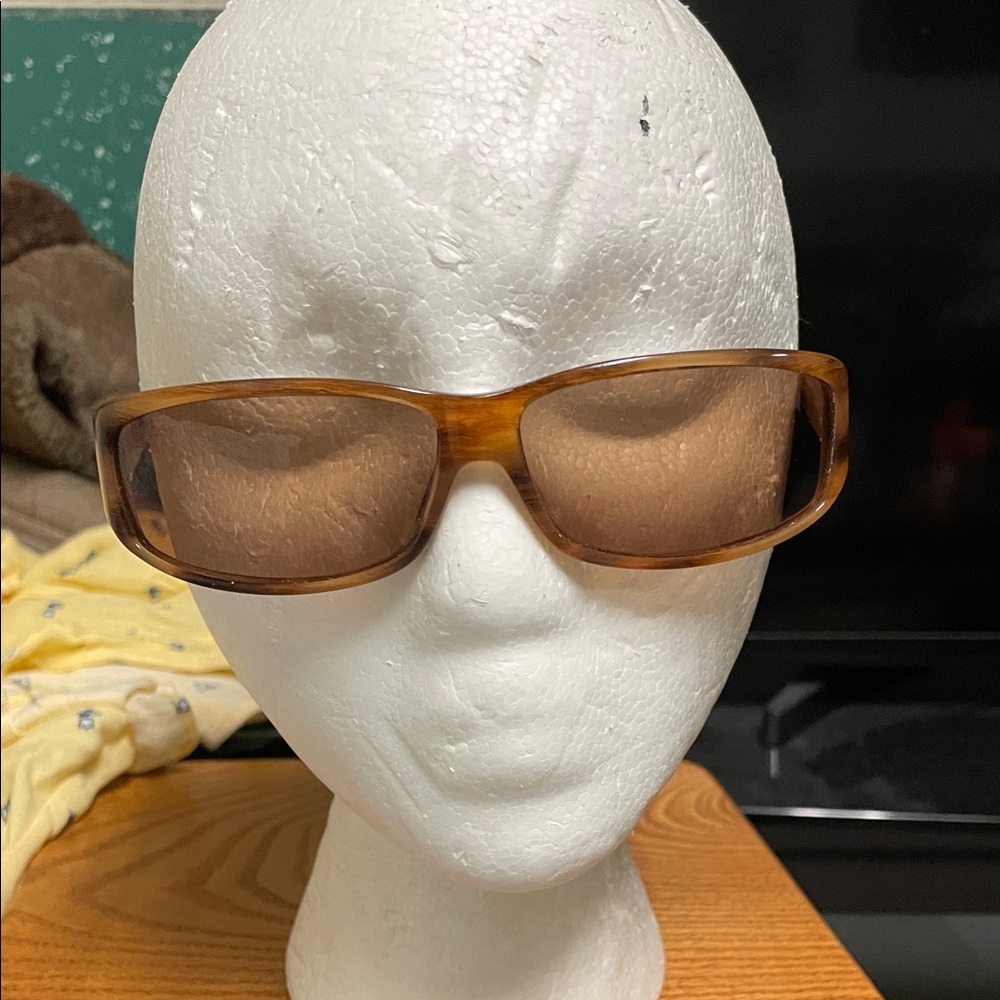 Max Mara tortoise print Brown Sunglasses